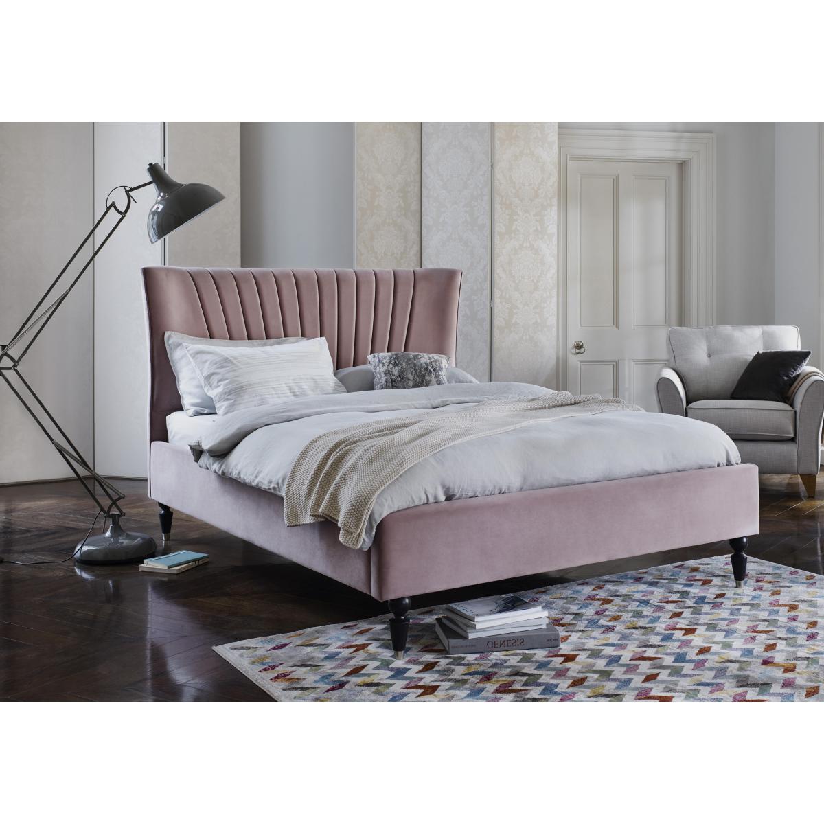 Narla Velvet Bed Frame - King Size – image 2