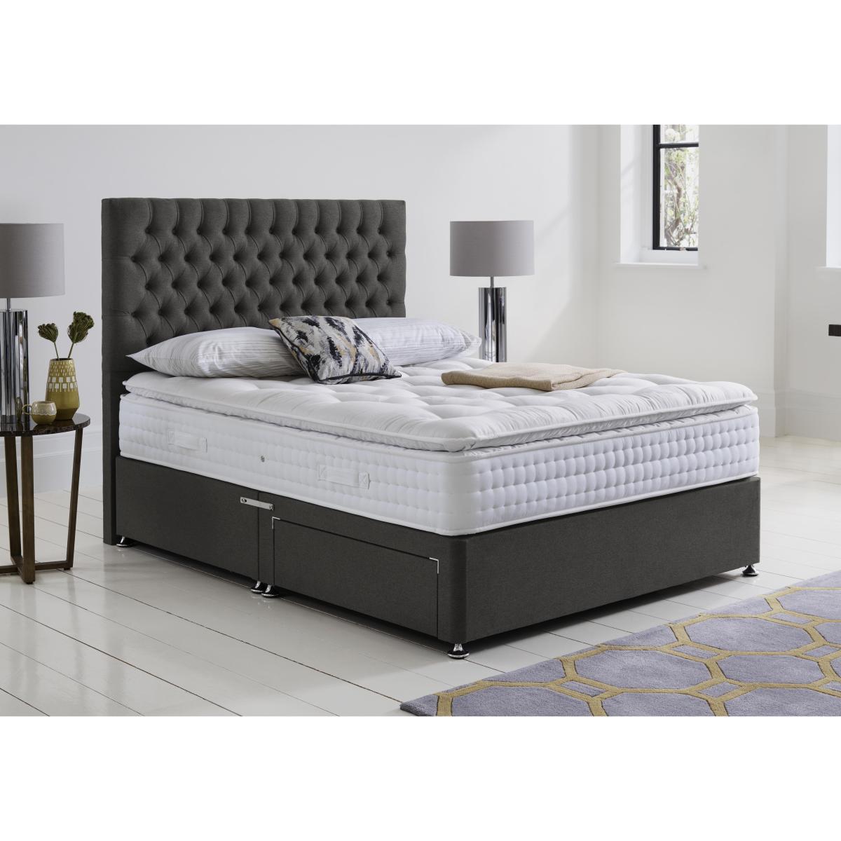 Sleep Story - Pillow Pocket 3000 Divan Set - King Size - Grey – image 2