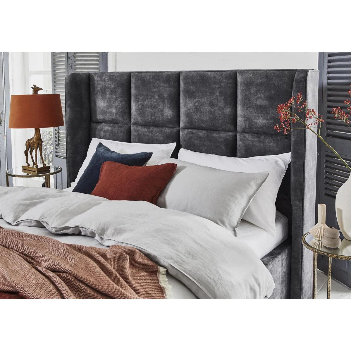 Shiva Bed Frame - King Size - Brown – image 3
