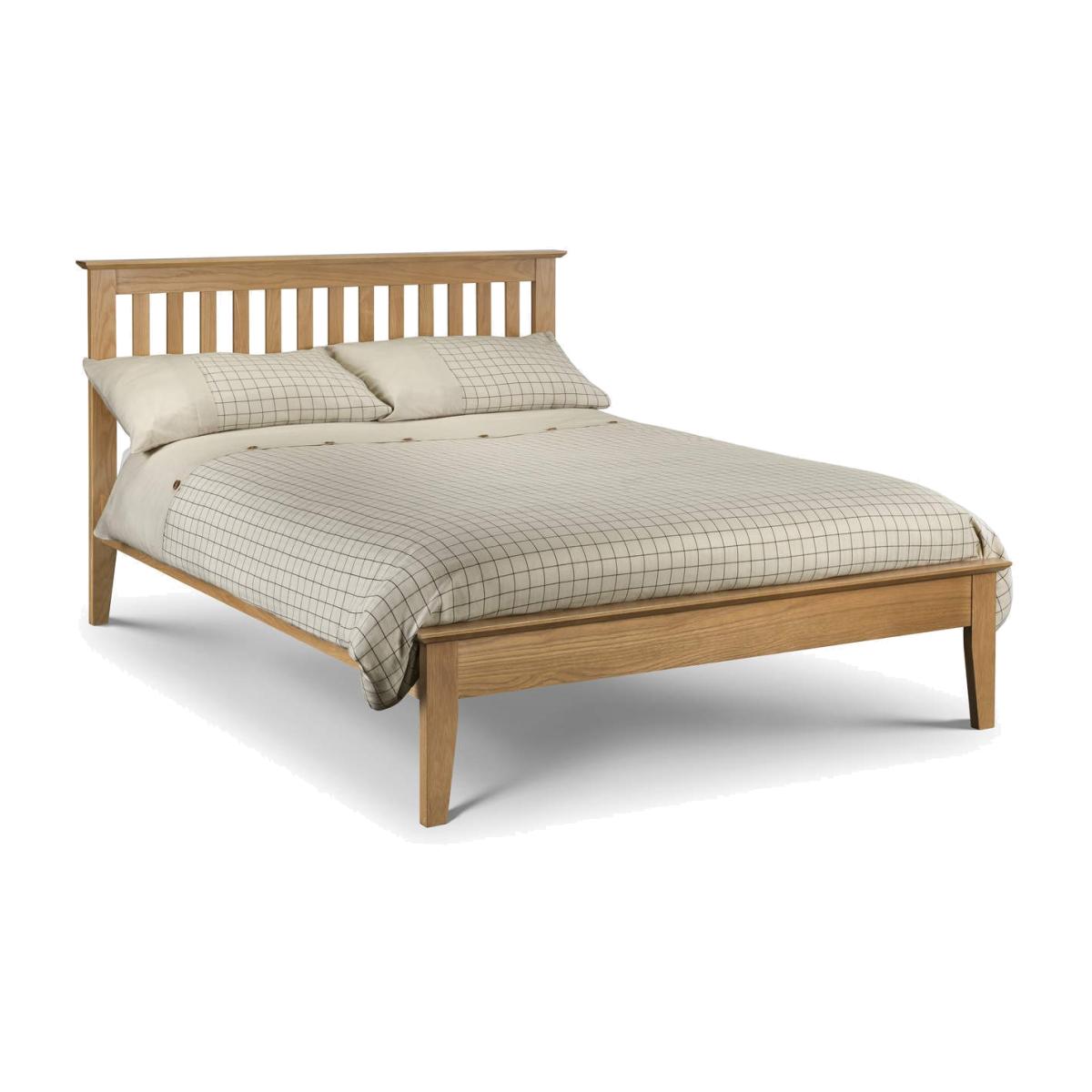 Julian Bowen Salerno Shaker Solid Oak King Size Bed