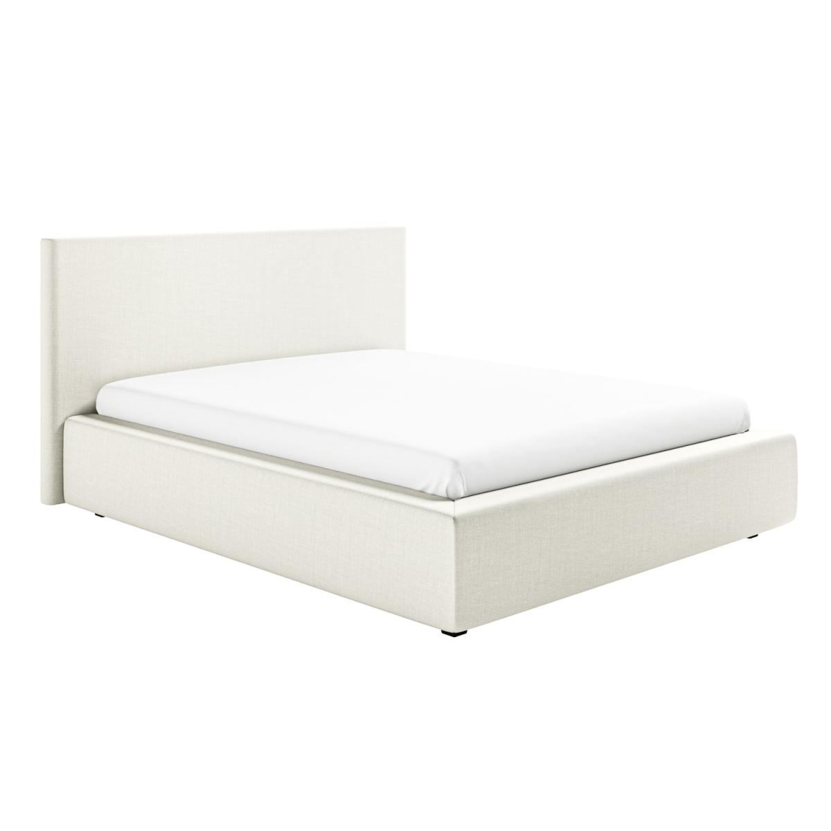 Off-White Fabric King Size Ottoman Cloud Bed Frame - Aries – image 5
