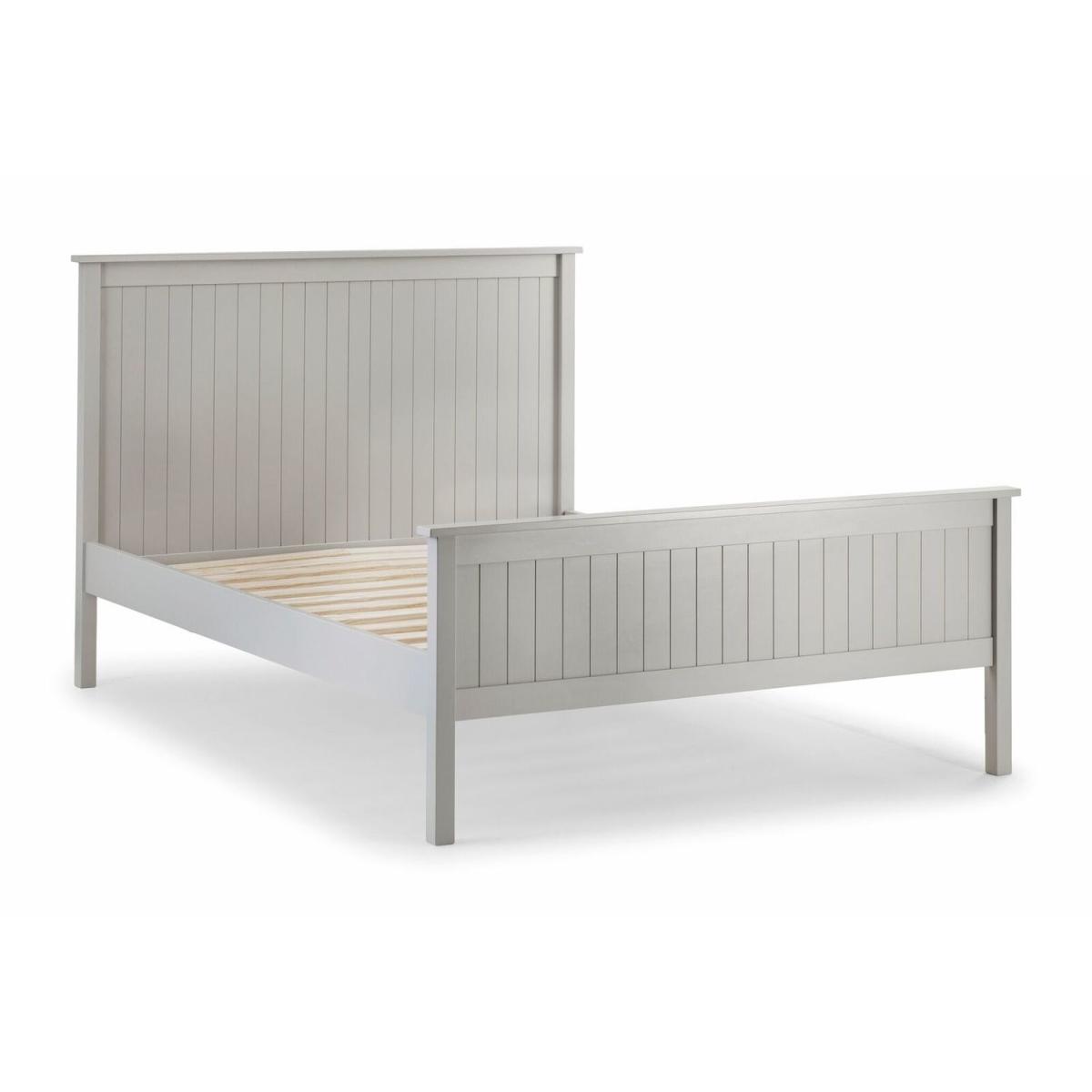 Julian Bowen Maine Dove Grey Kingsize Bed – image 2