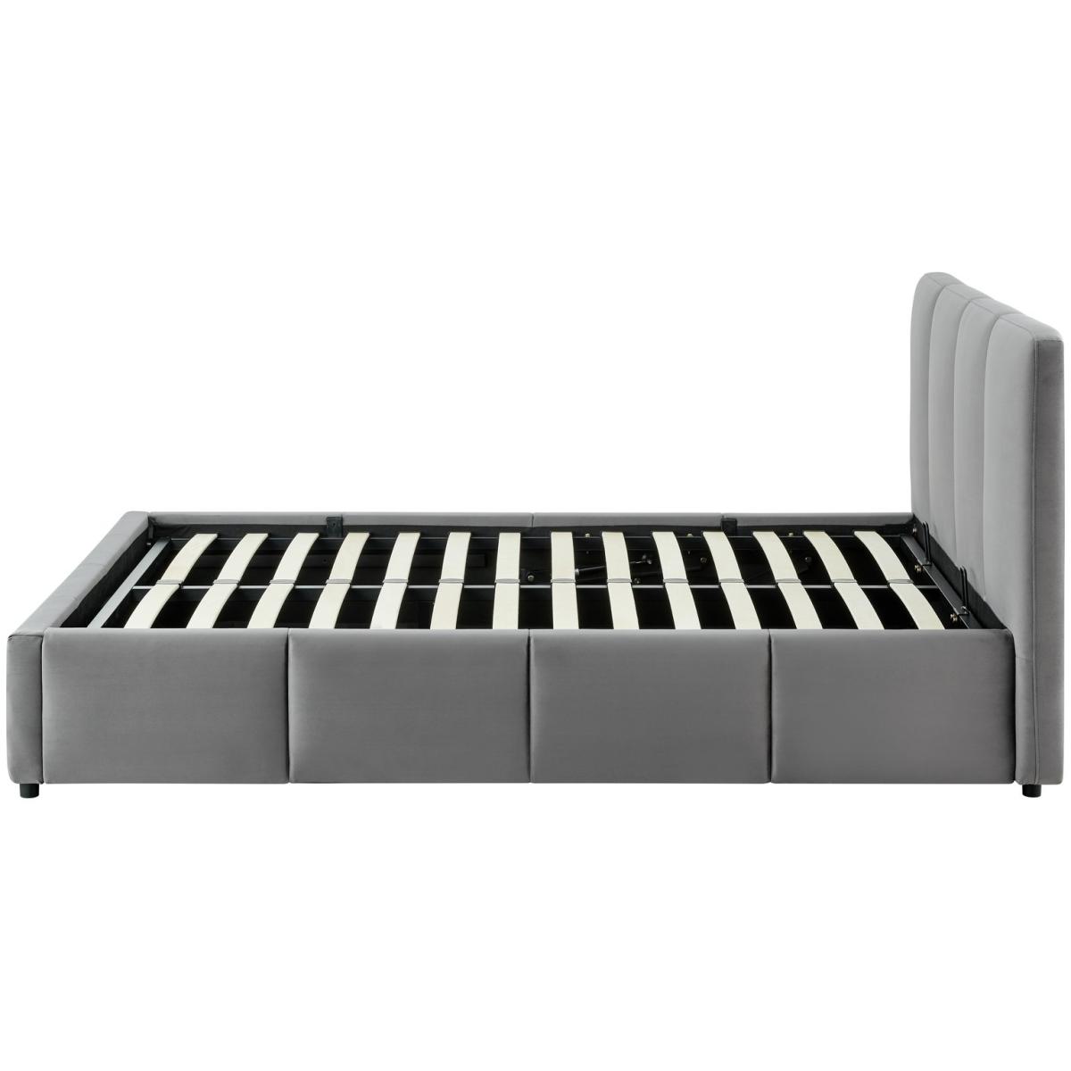 Habitat Weetley Ottoman Kingsize Bed Frame - Grey – image 9