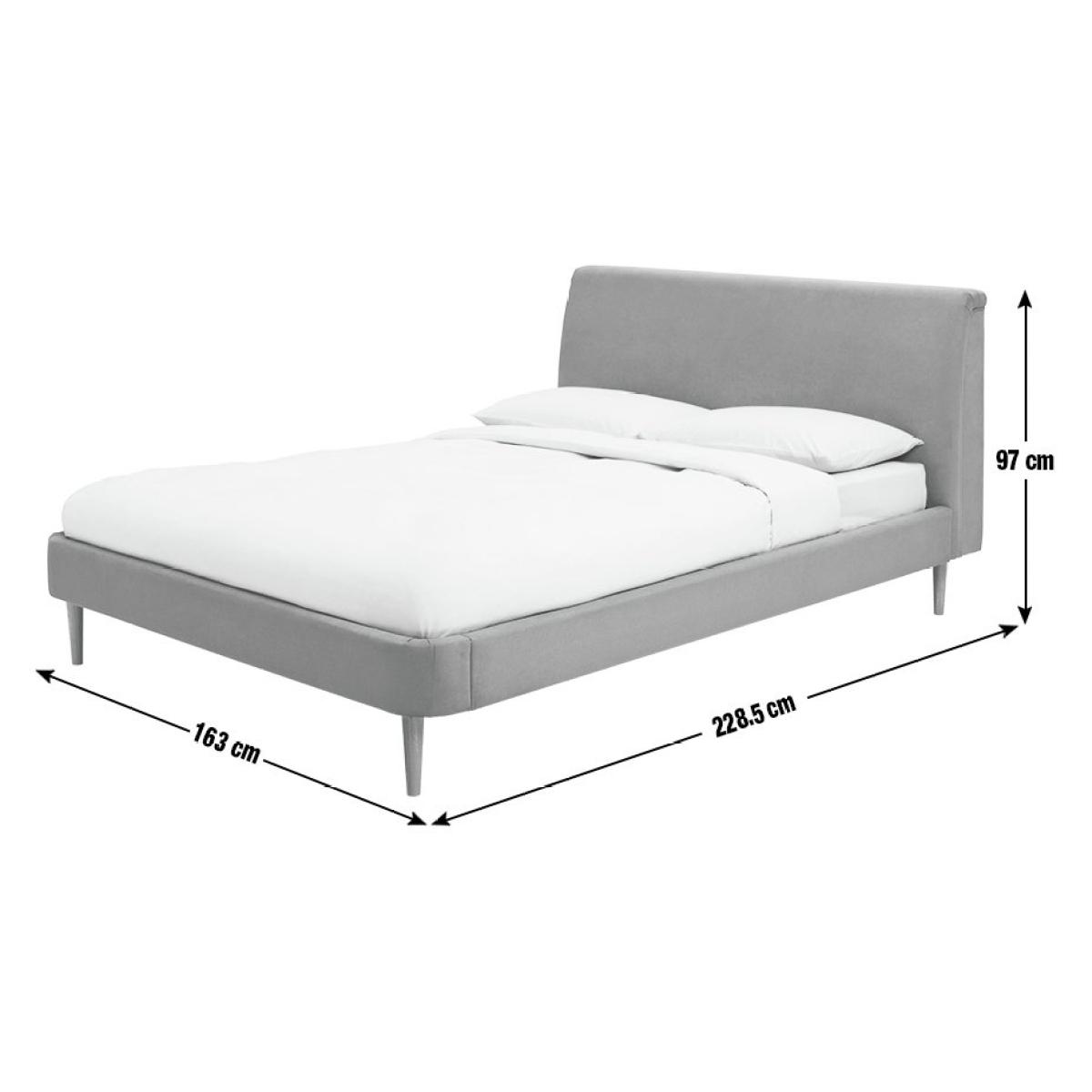 Habitat Tora Kingsize Fabric Bed Frame - Natural – image 4