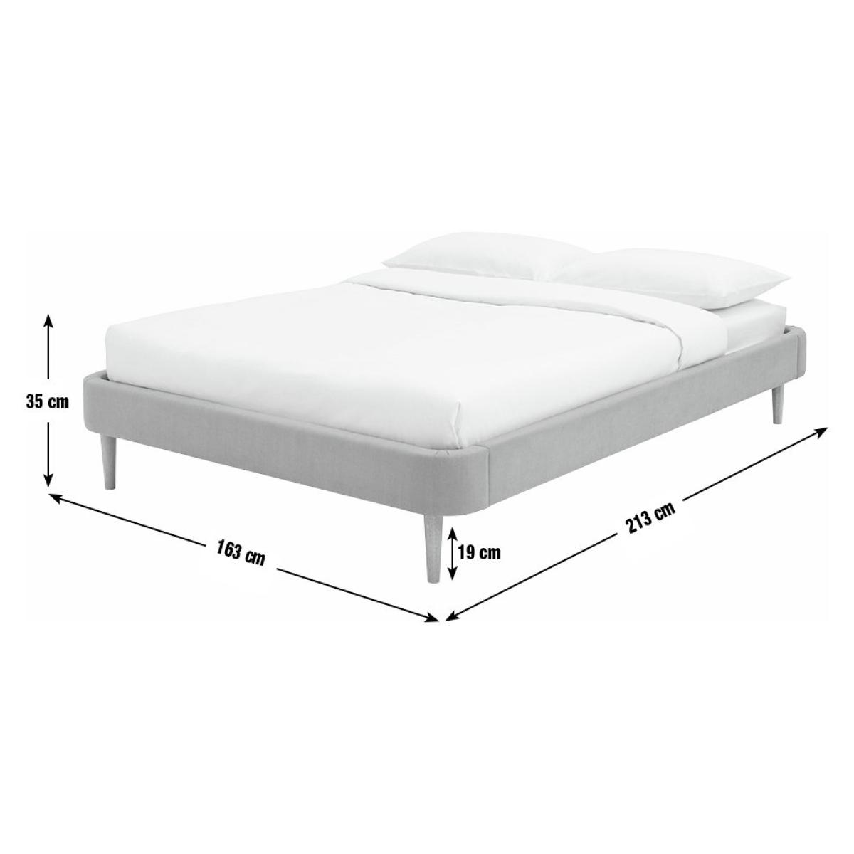 Habitat Tora Platform Kingsize Bed Frame - Grey – image 4
