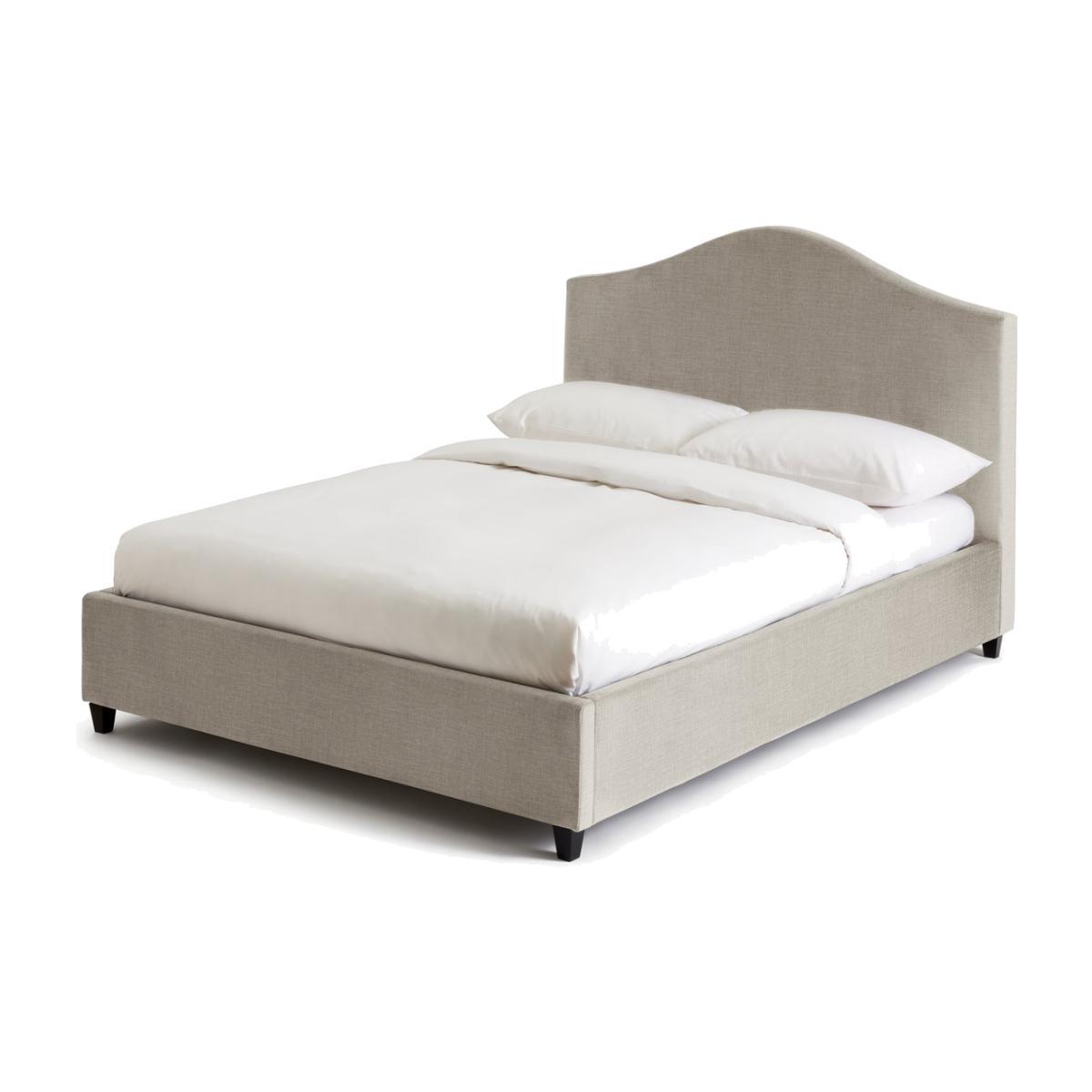 Habitat Maddison Linen Kingsize Bed Frame - Natural