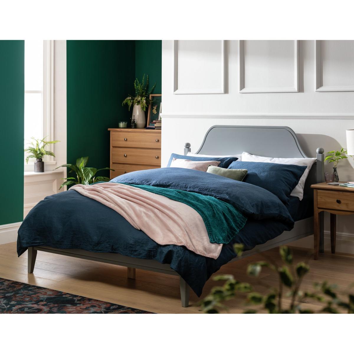 Habitat Bardot Kingsize Bed Frame - Grey – image 2