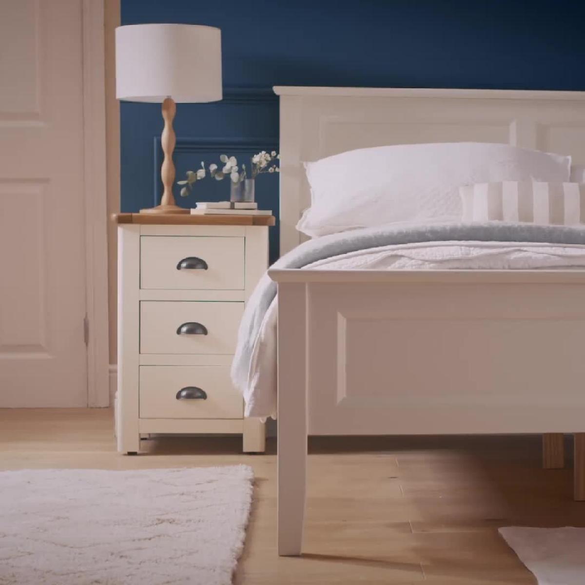 Habitat Kingham Double Bed Frame - Cream – image 2