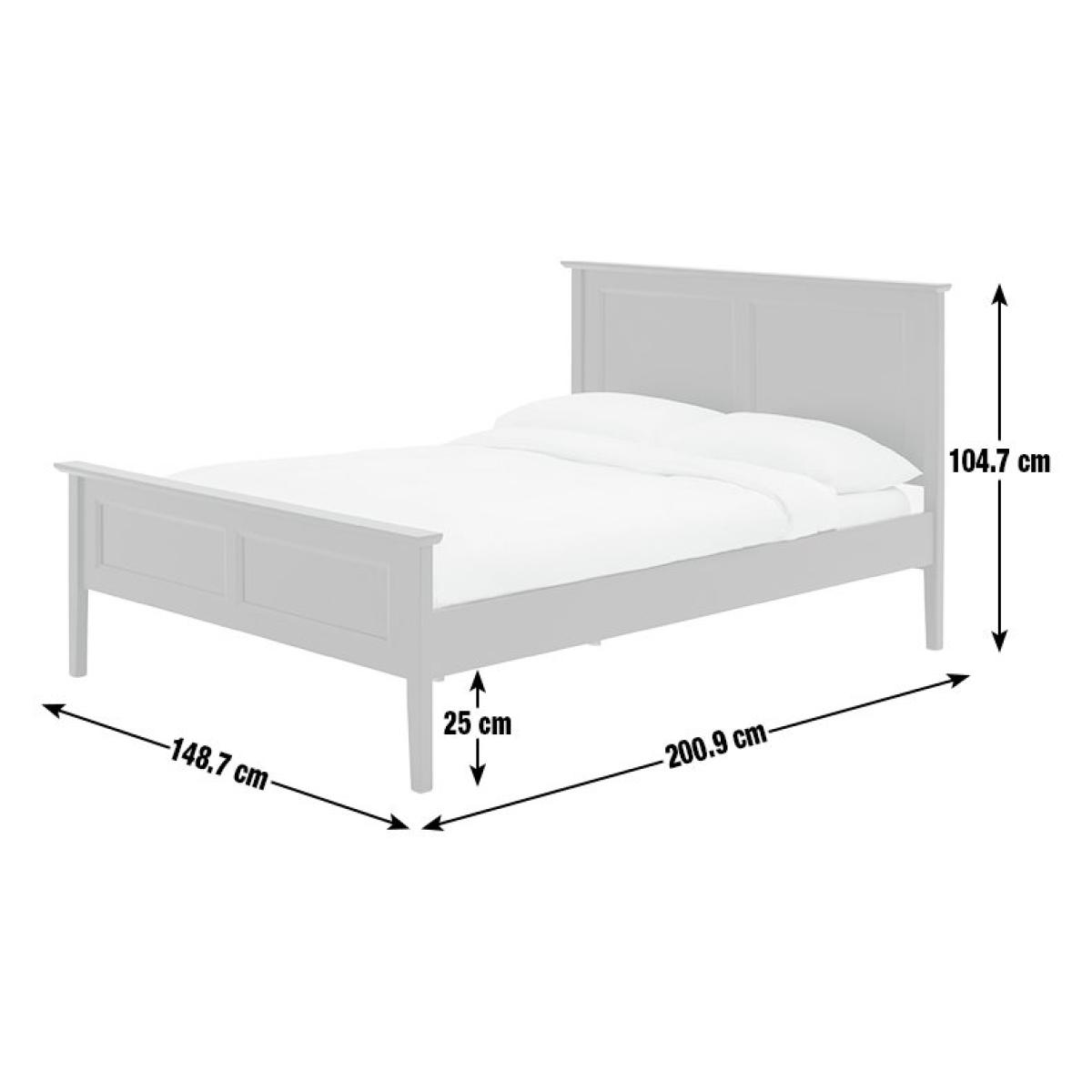 Habitat Kingham Double Bed Frame - Cream – image 4