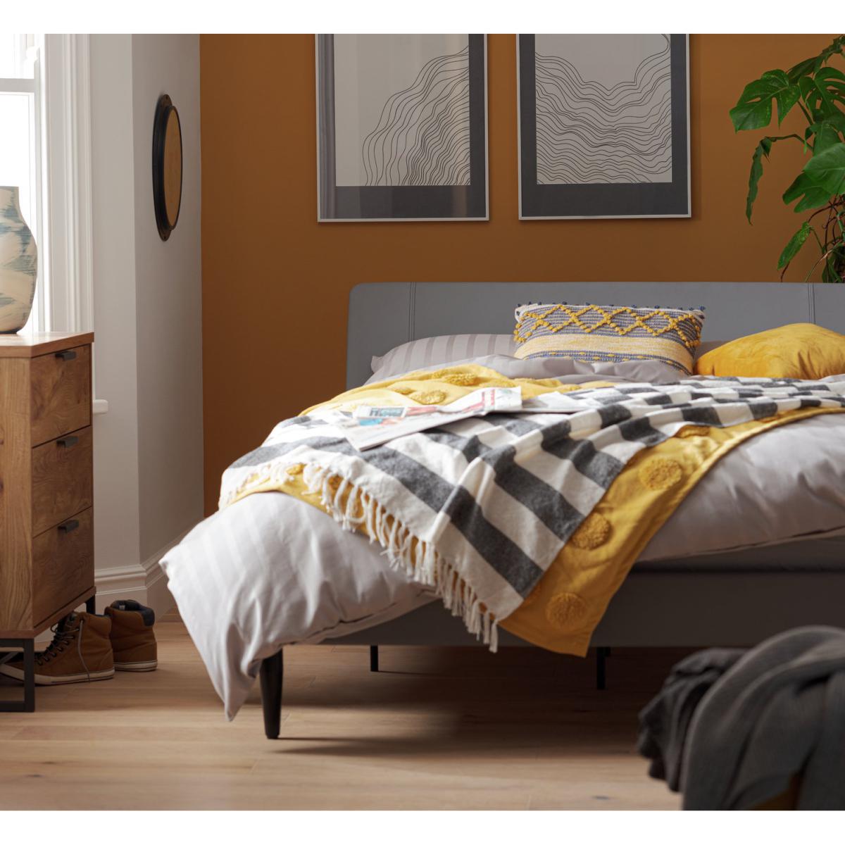 Habitat Mondial Kingsize Bed Frame - Grey – image 8