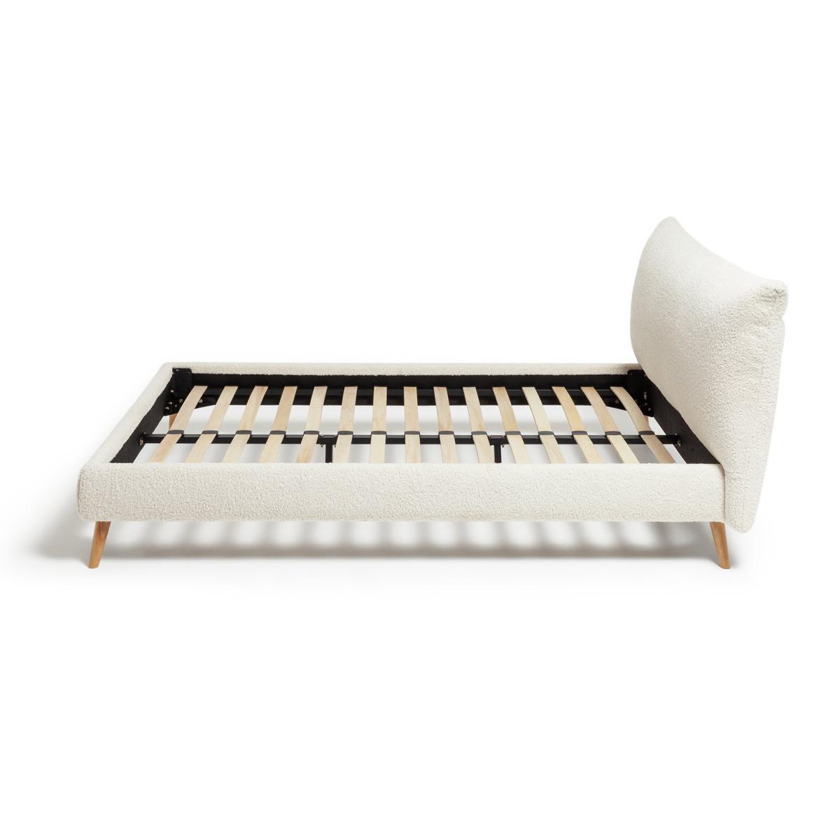 Habitat Marshmallow Kingsize Bed Frame - White Boucle – image 3