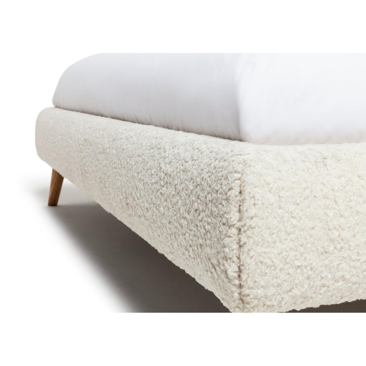 Habitat Marshmallow Kingsize Bed Frame - White Boucle – image 6
