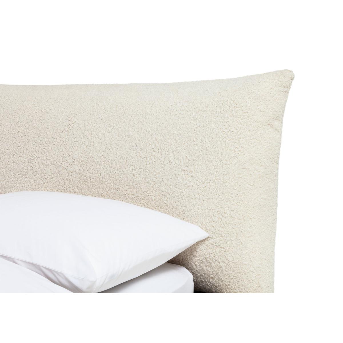 Habitat Marshmallow Kingsize Bed Frame - White Boucle – image 7