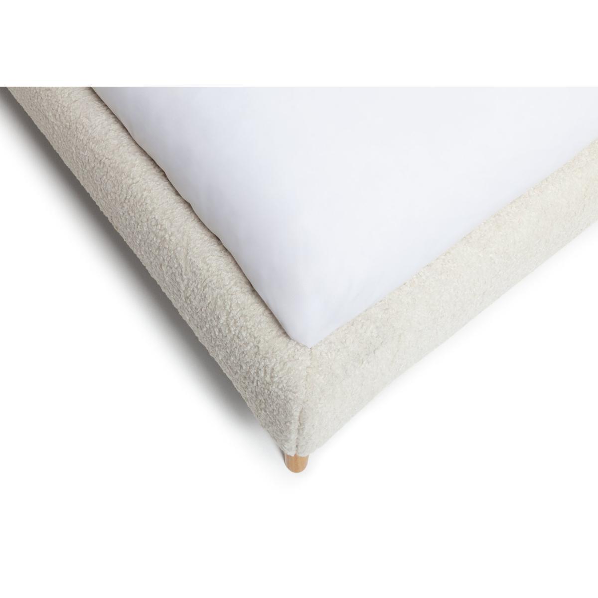 Habitat Marshmallow Kingsize Bed Frame - White Boucle – image 8