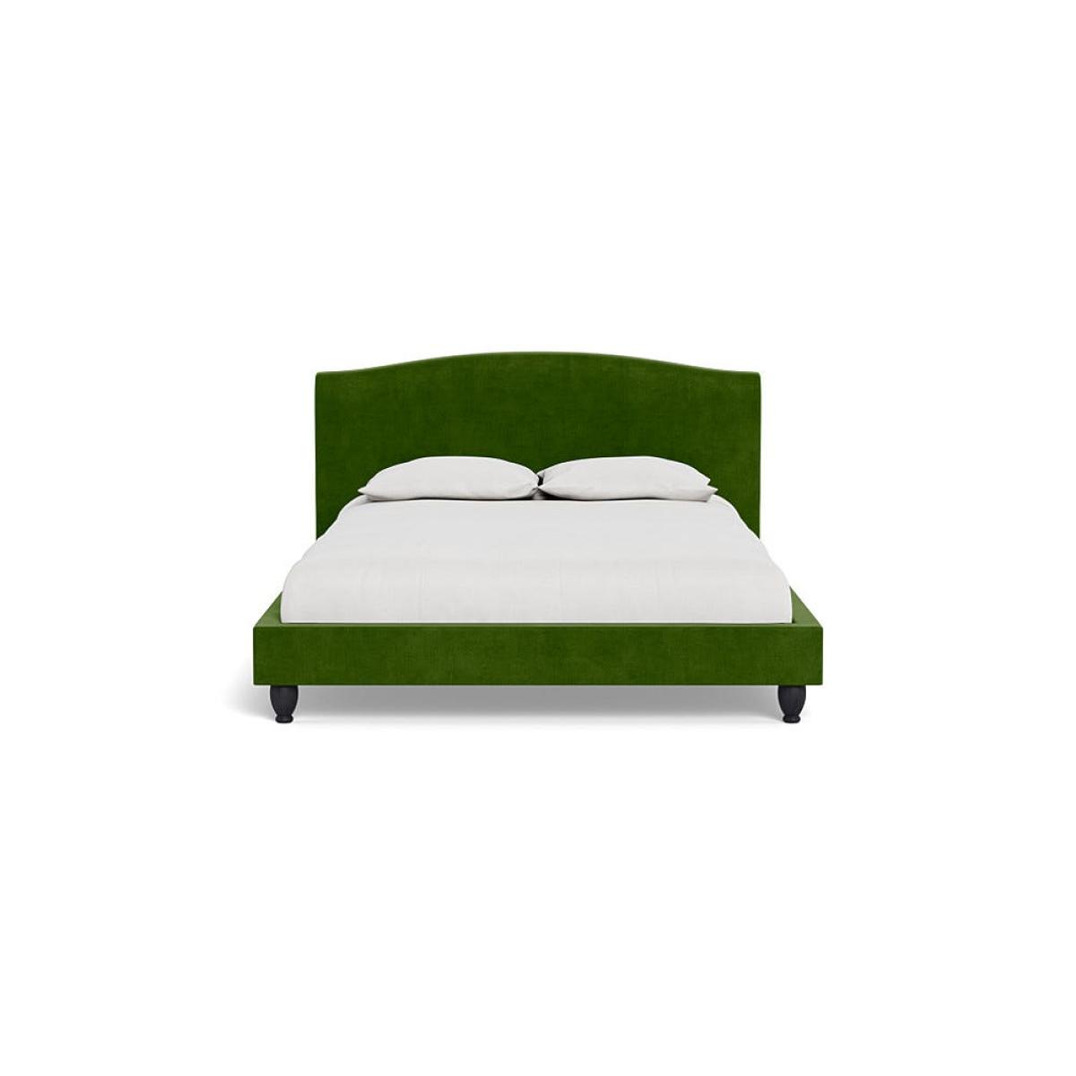 Heal's Devon King Bed Smart Luxe Velvet Grass Black Beech Feet – image 2