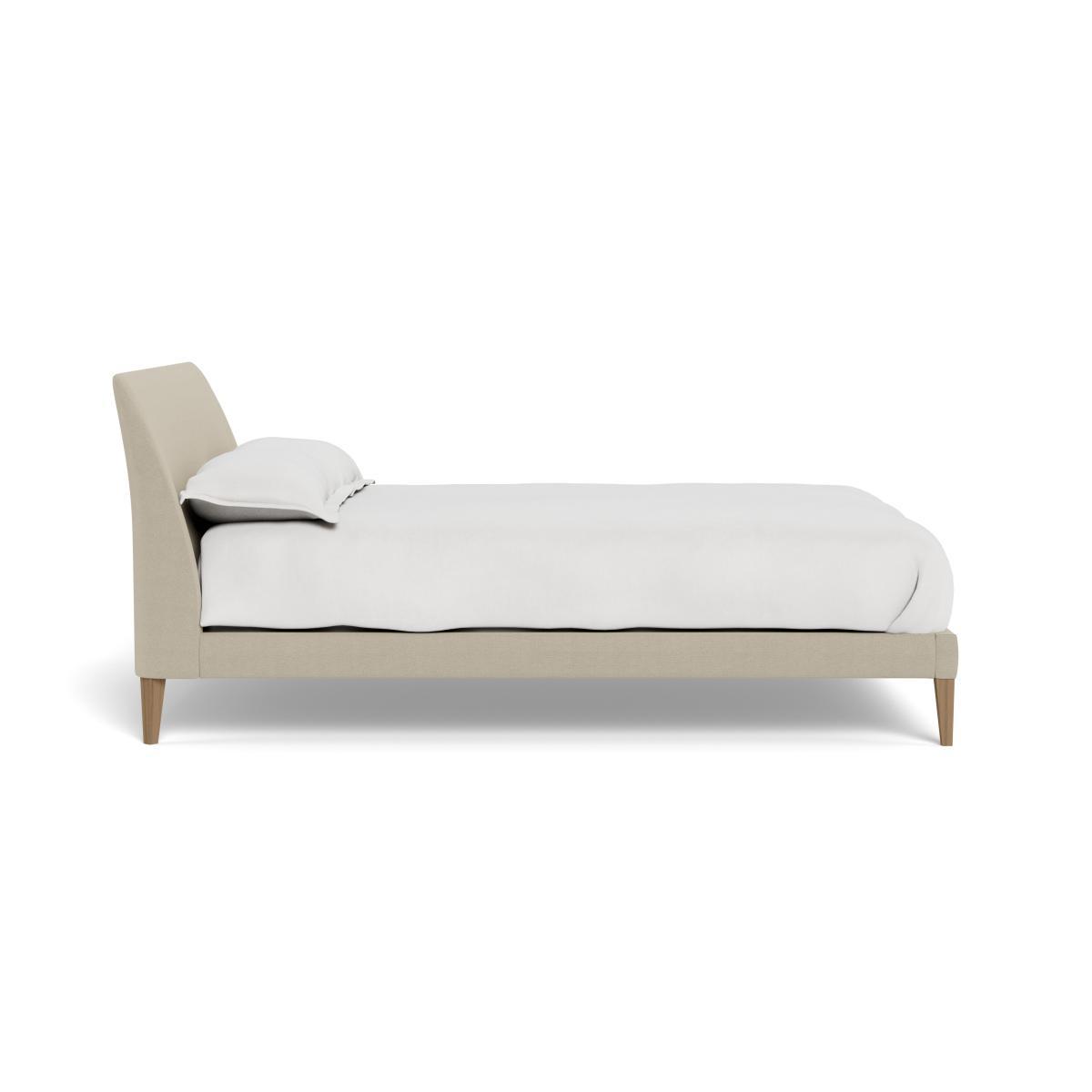 Heal's Wallis Bed King Linen Hessian Walnut Feet - Heal's UK Bedroom Furniture – image 3