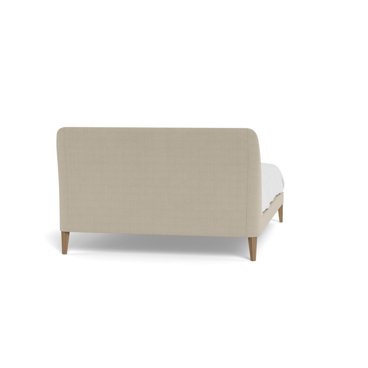 Heal's Wallis Bed King Linen Hessian Walnut Feet - Heal's UK Bedroom Furniture – image 5