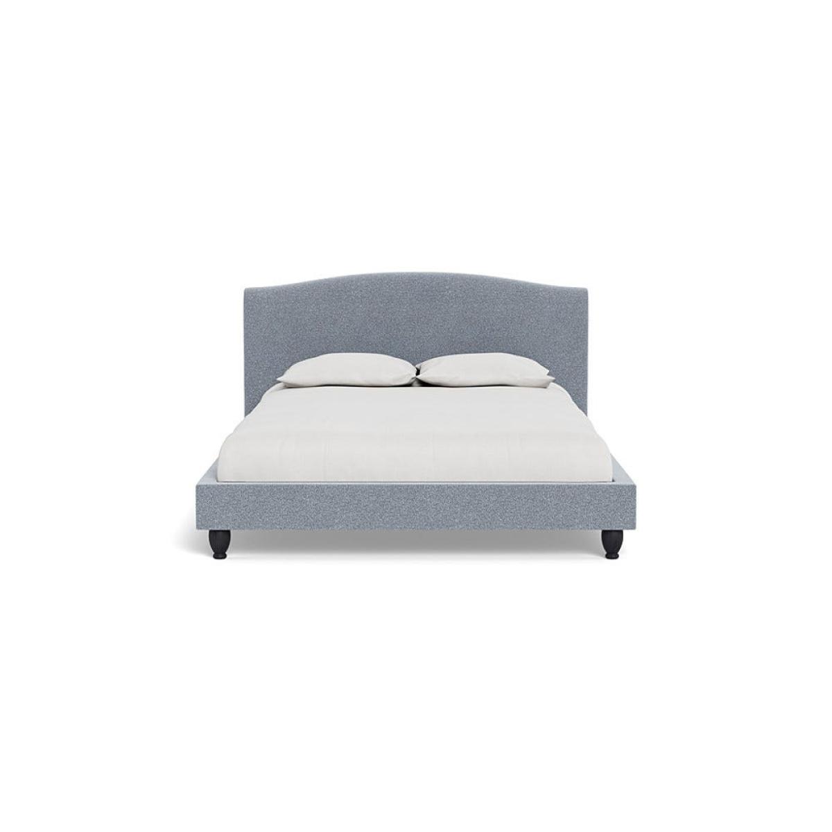 Heal's Devon King Bed Boucle Steel Black Beech Feet – image 2
