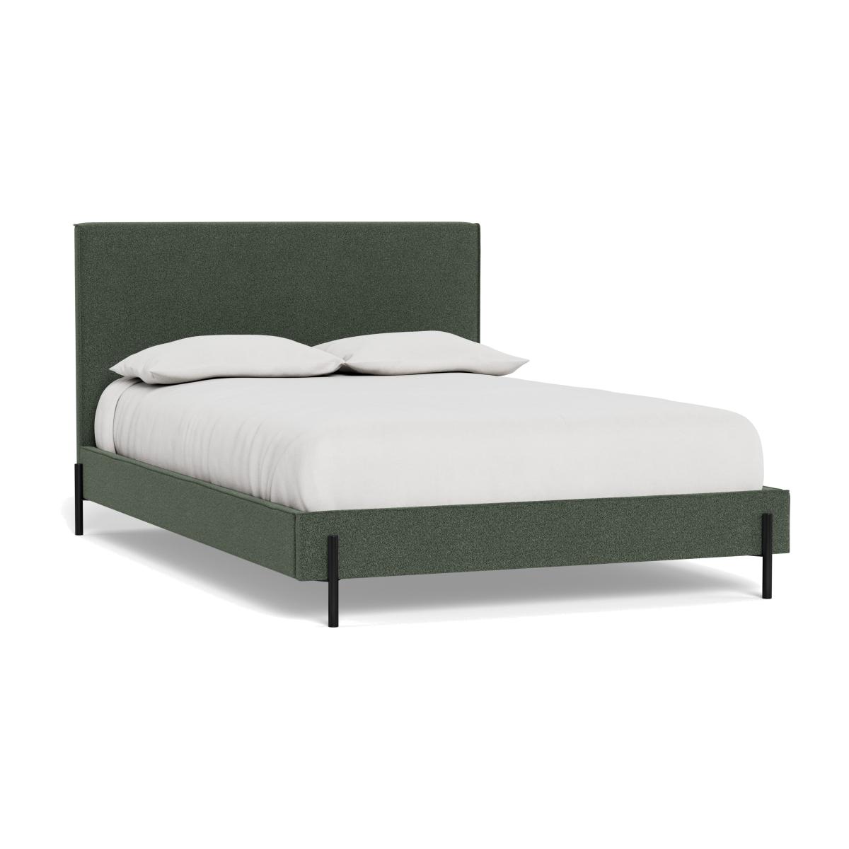 Heal's Tortona King Bed Brushed Cotton Mist Black Feet – image 1