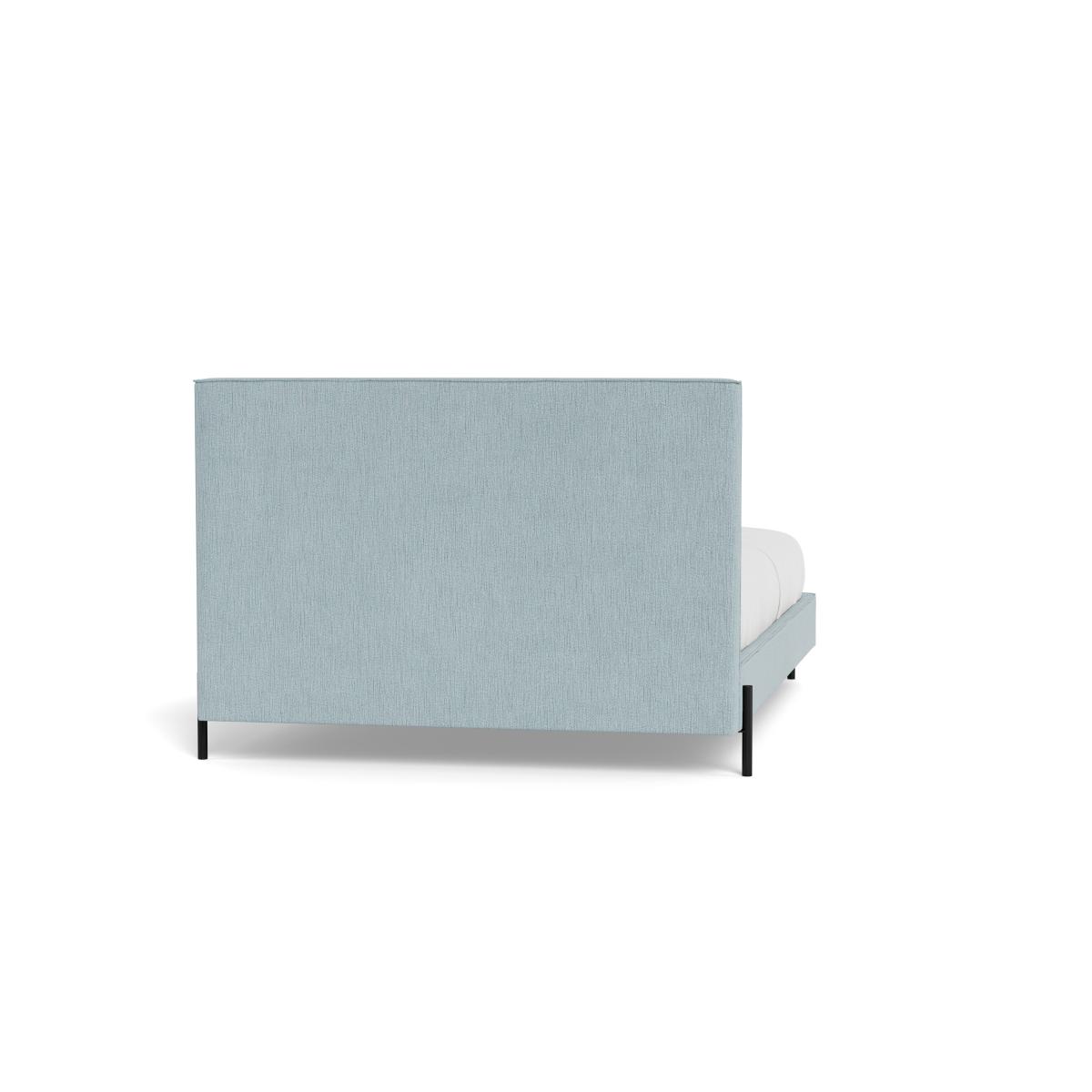 Heal's Tortona King Bed Smart Linen Mix Duck Egg Black Feet – image 6
