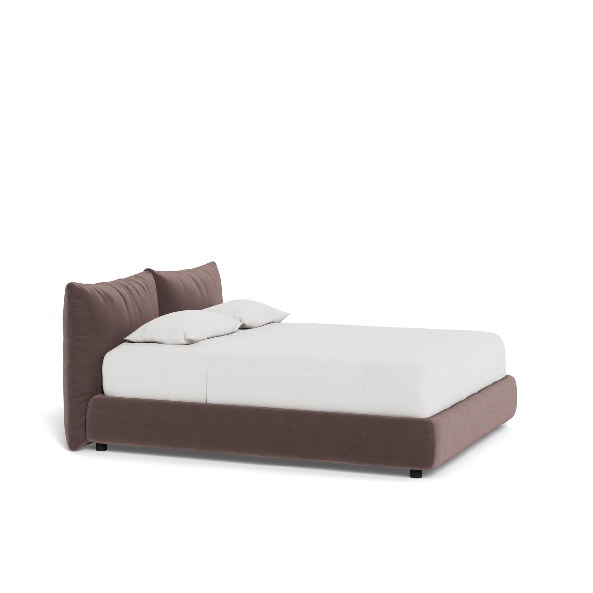 Heal's Pillow Bed King Marylebone Velvet Mocha – image 2