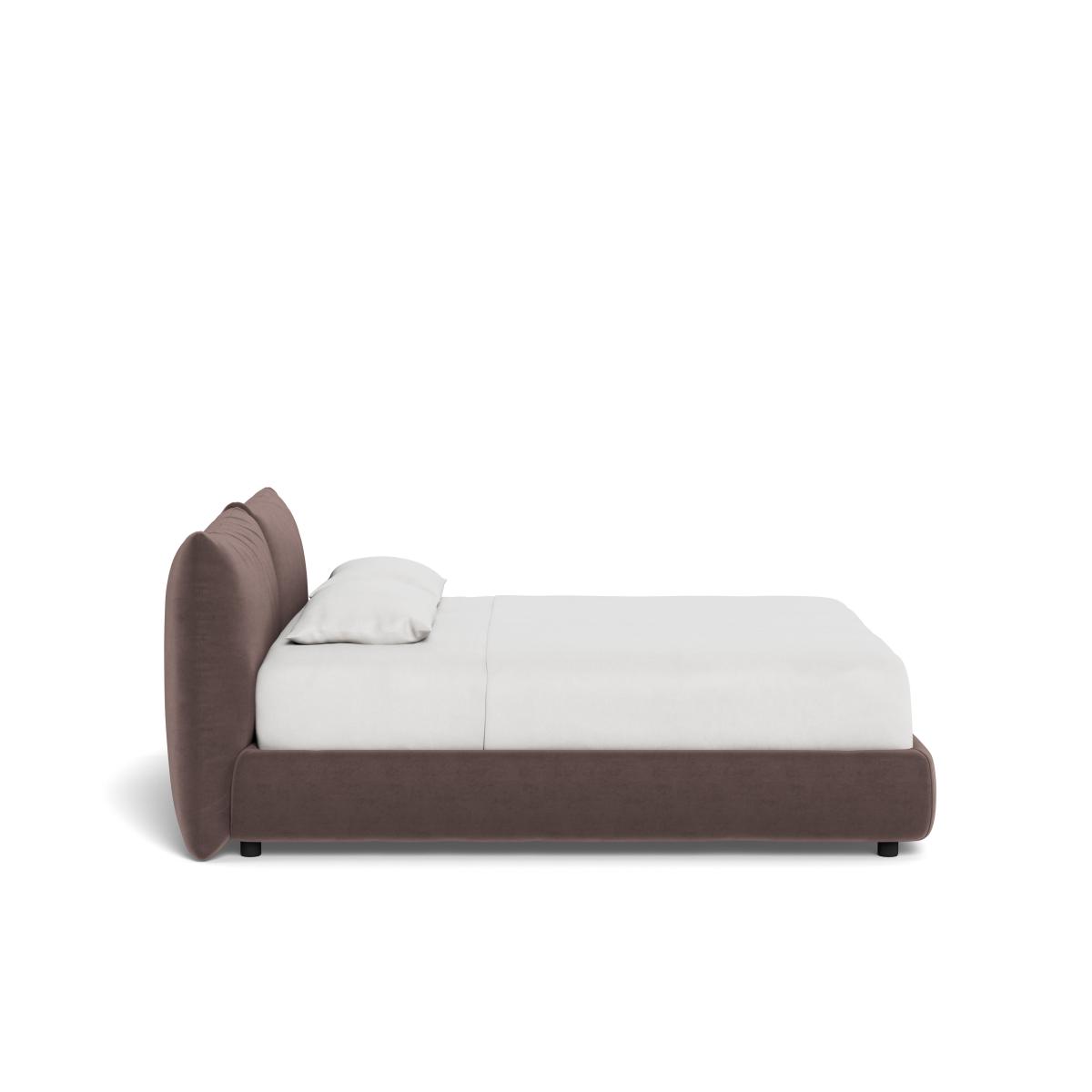 Heal's Pillow Bed King Marylebone Velvet Mocha – image 3