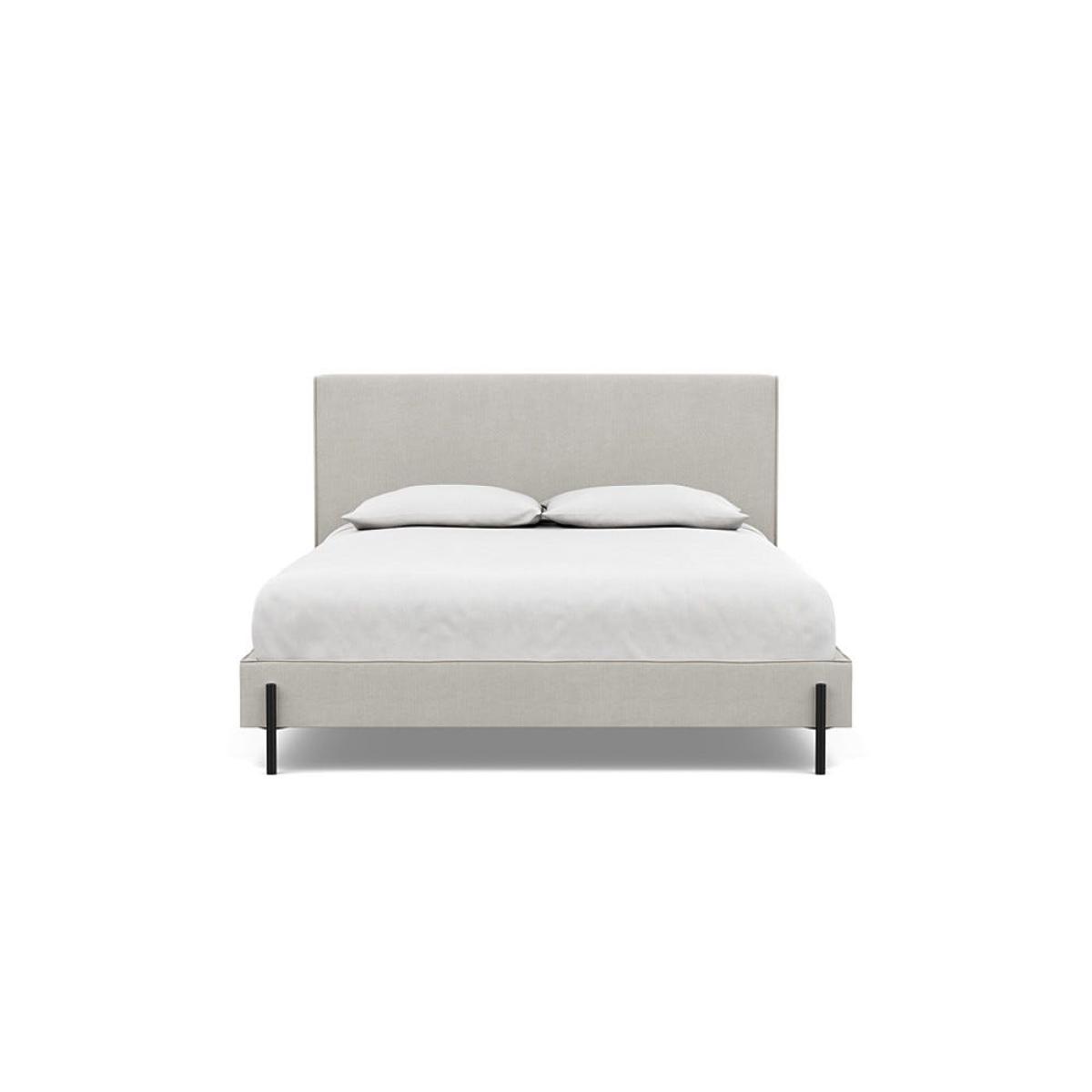 Heal's Tortona King Bed Capelo Linen-Cotton Sea Salt Black Feet – image 2