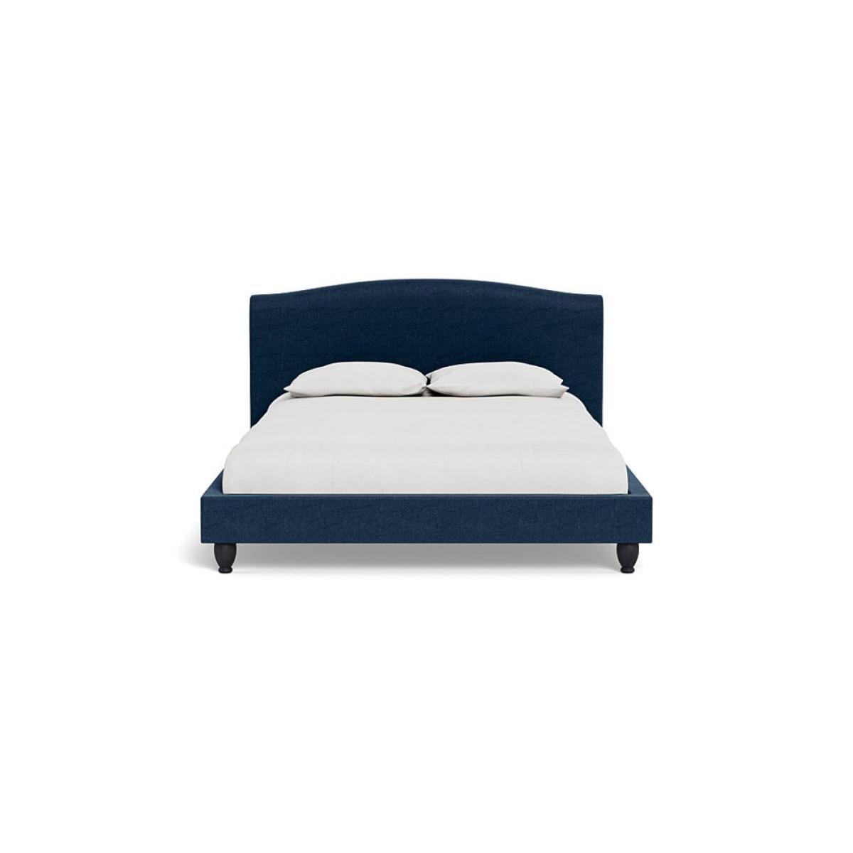 Heal's Devon King Bed Capelo Linen-Cotton Inkspot Black Beech Feet – image 2