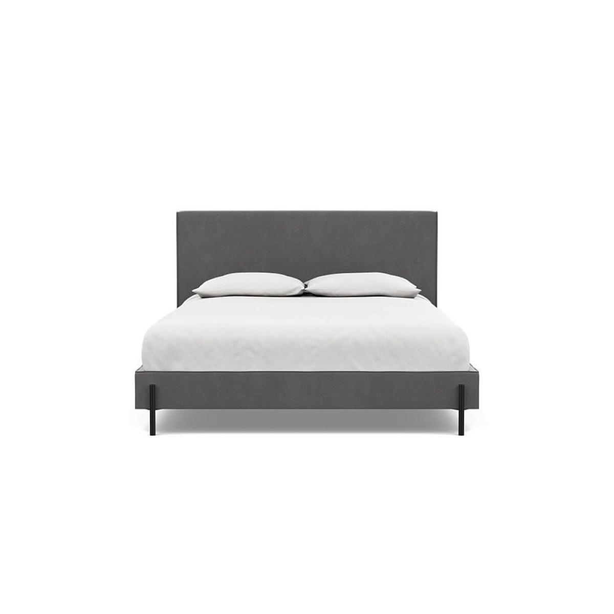 Heal's Tortona King Bed Smart Velvet Mercury Black Feet – image 2