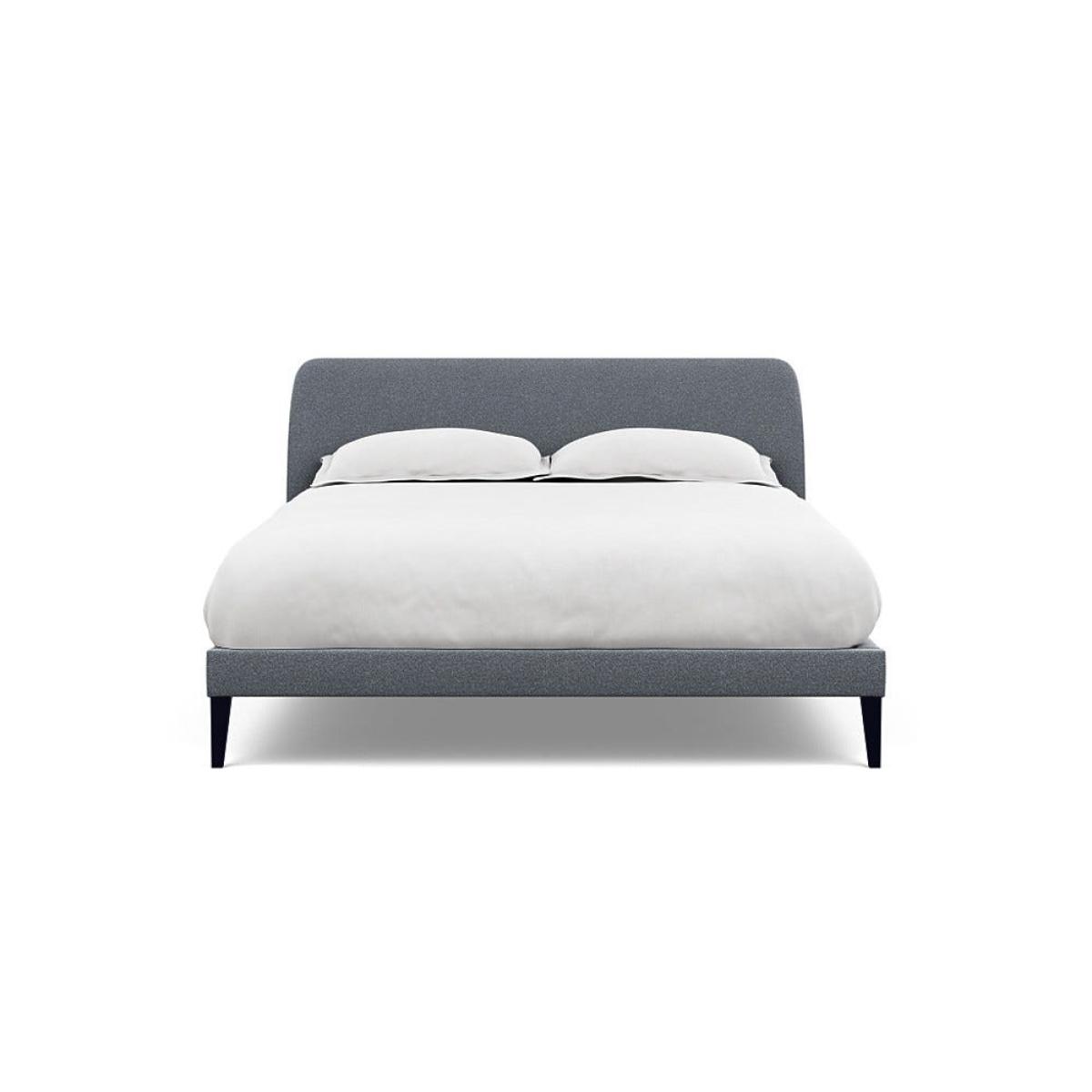 Heal's Wallis Bed King Boucle Steel Black Painted Oak Feet – image 2