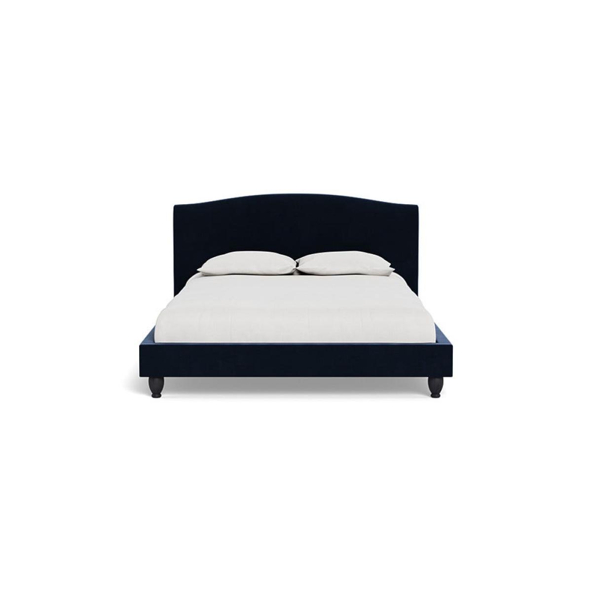 Heal's Devon King Bed Smart Velvet Dusk Black Beech Feet – image 2