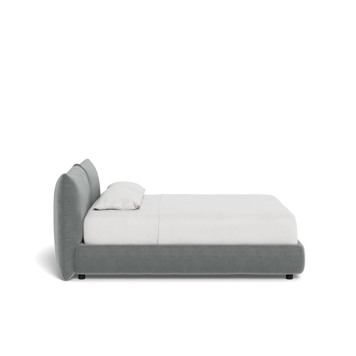 Heal's Pillow Storage Bed King Marylebone Velvet Smoke – image 3