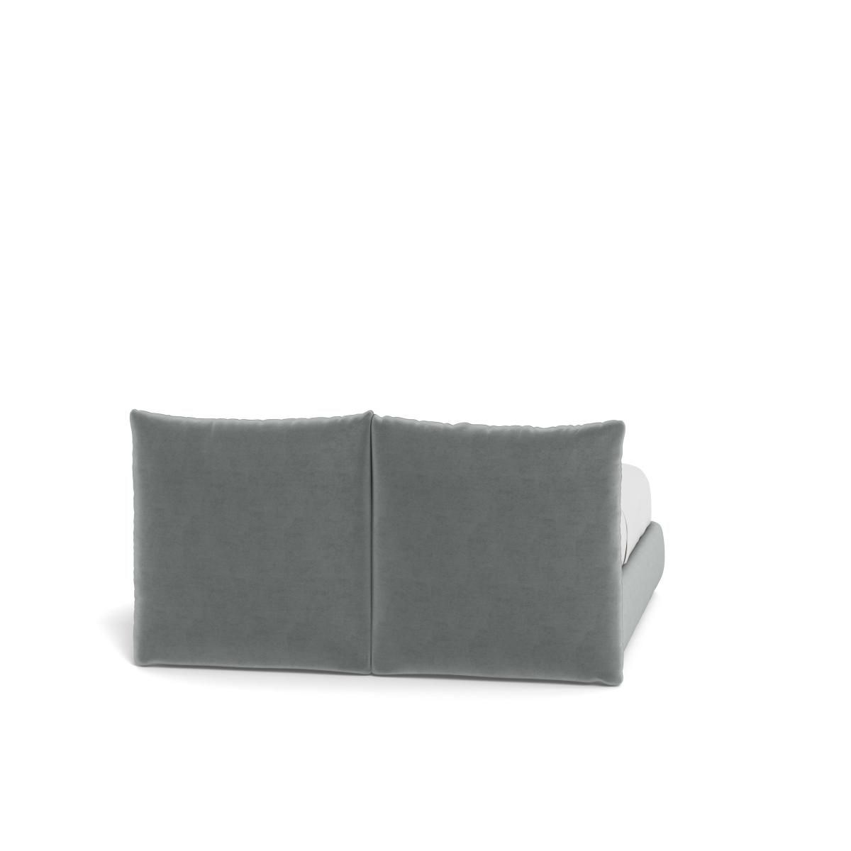 Heal's Pillow Storage Bed King Marylebone Velvet Smoke – image 5