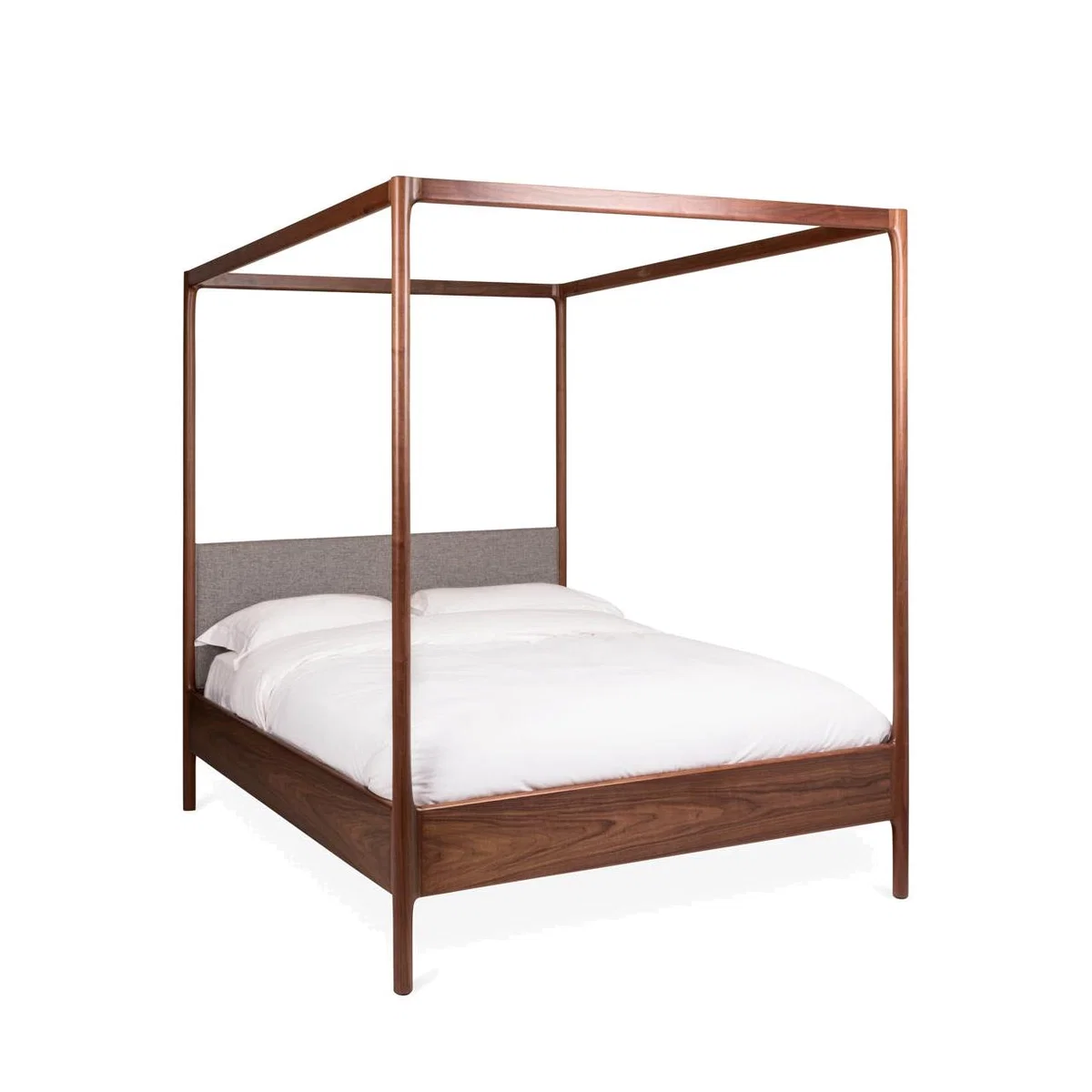 Heal's Marlow 4-Poster King Sized Bed in Walnut