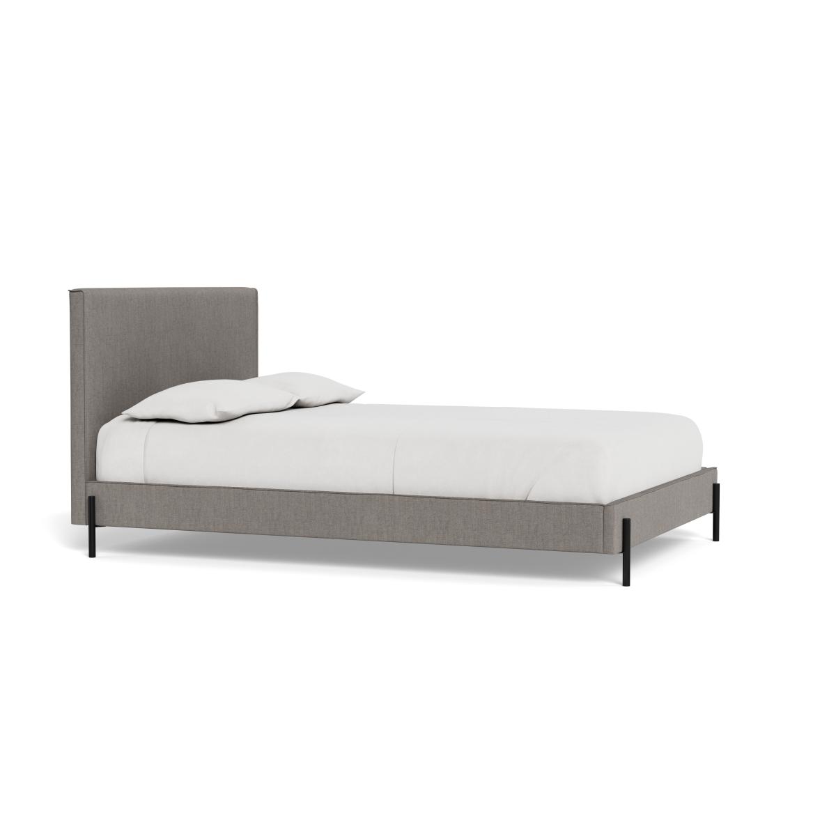 Heal's Tortona King Bed Broad Weave Pebble Black Feet – image 3