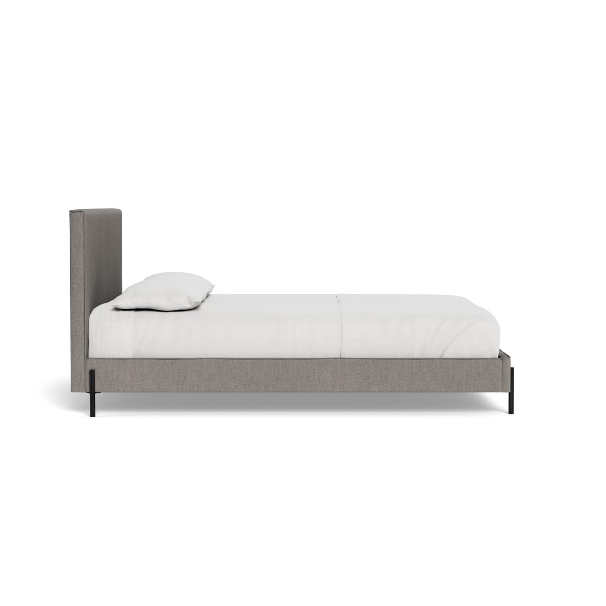 Heal's Tortona King Bed Broad Weave Pebble Black Feet – image 4