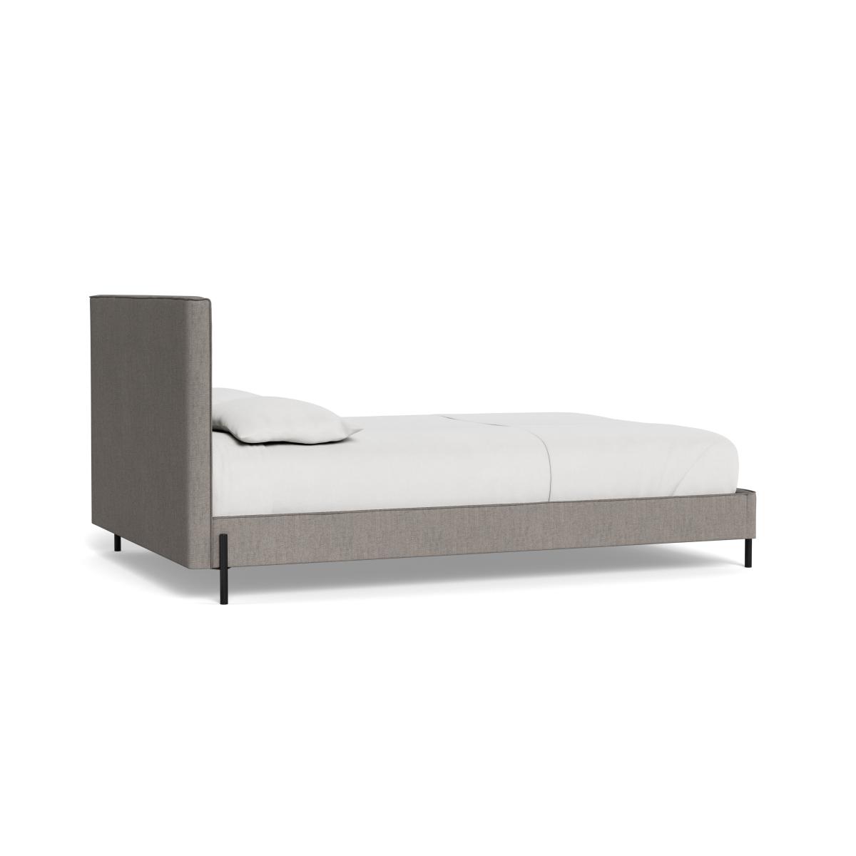 Heal's Tortona King Bed Broad Weave Pebble Black Feet – image 5