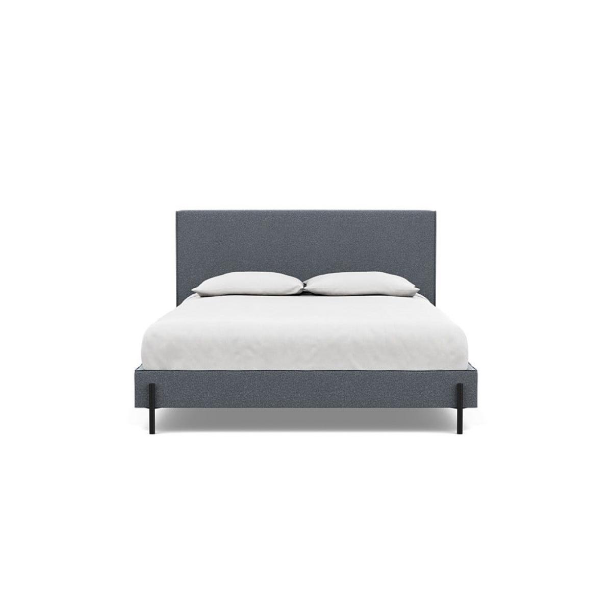 Heal's Tortona King Bed Boucle Steel Black Feet – image 2