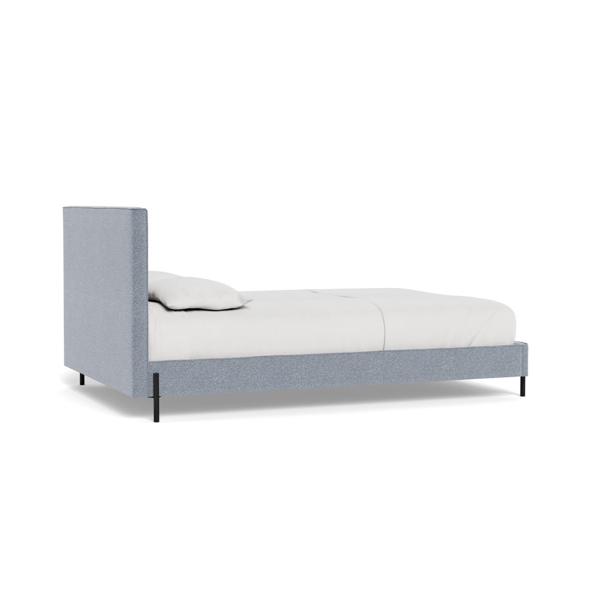 Heal's Tortona King Bed Boucle Steel Black Feet – image 5
