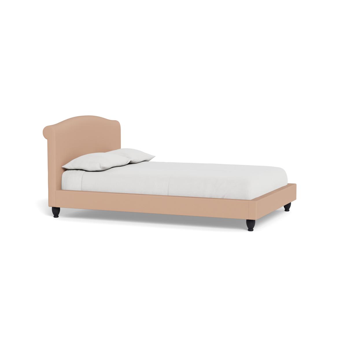 Heal's Devon King Bed Capelo Linen-Cotton Rosedale Black Feet – image 3