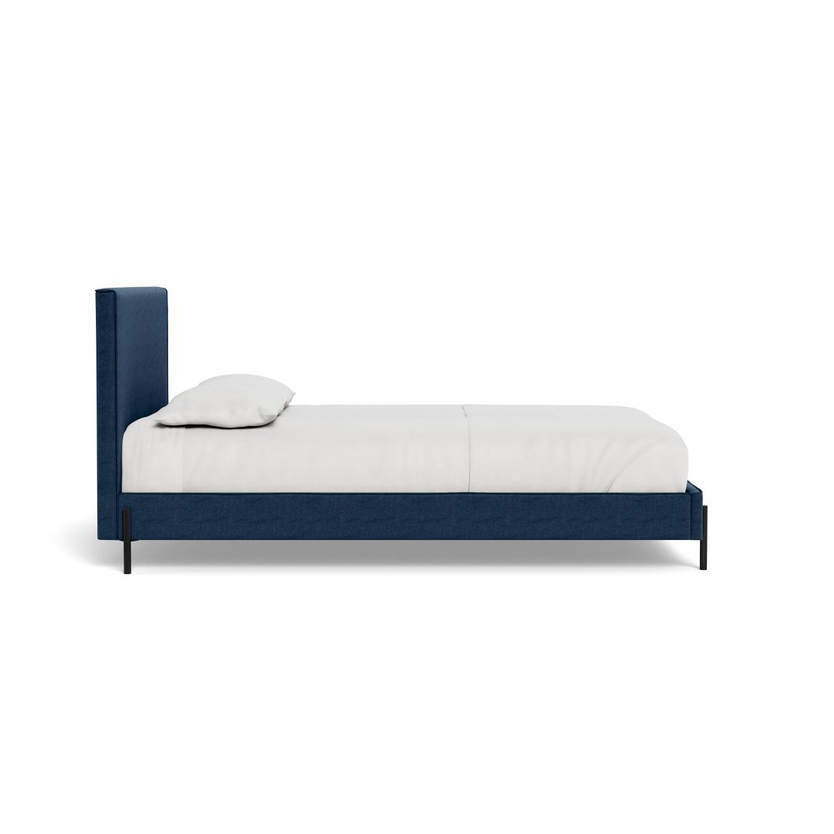Heal's Tortona King Bed Capelo Linen-Cotton Inkspot Black Feet – image 4