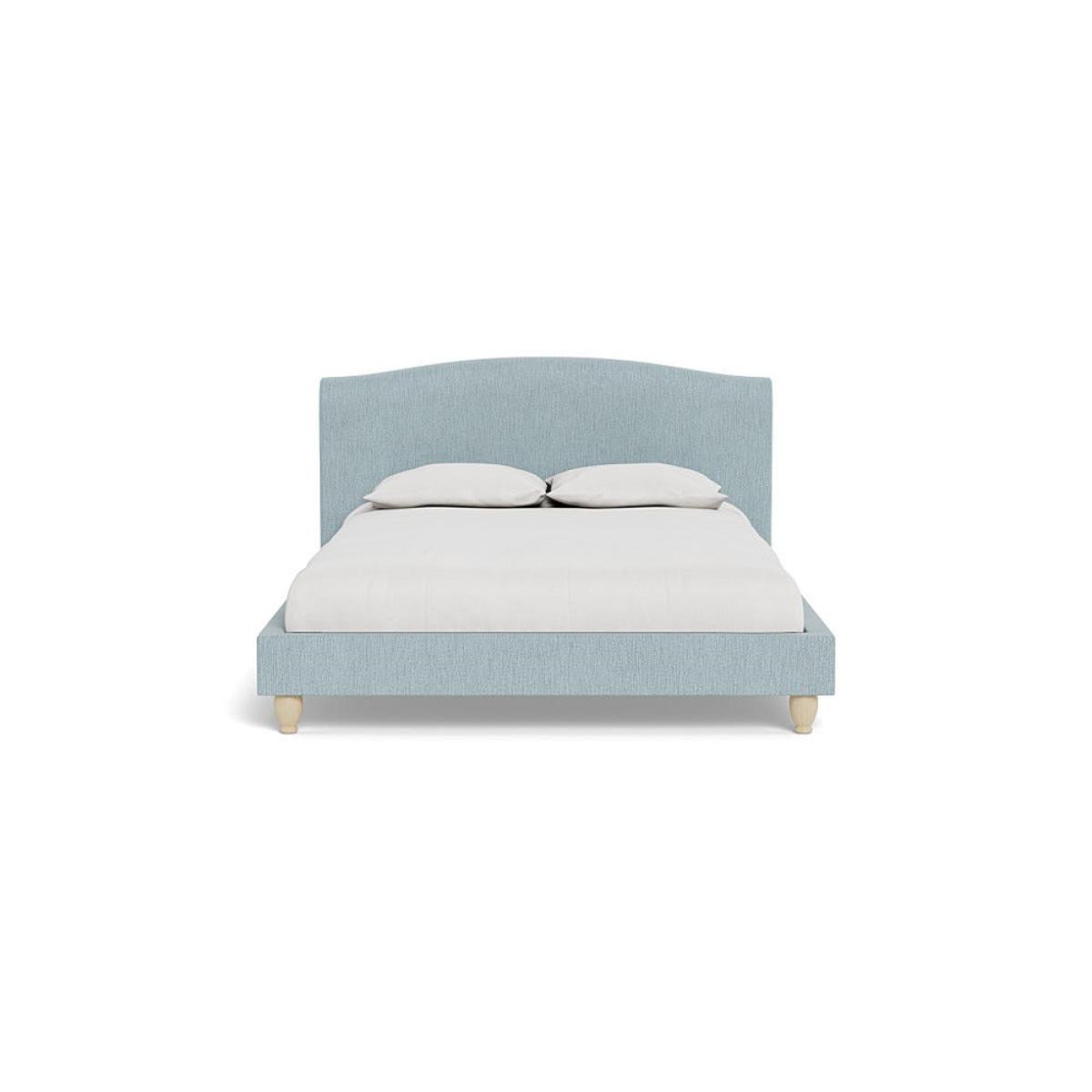 Heal's Devon King Bed Smart Linen Mix Duck Egg Natural Beech Feet – image 2