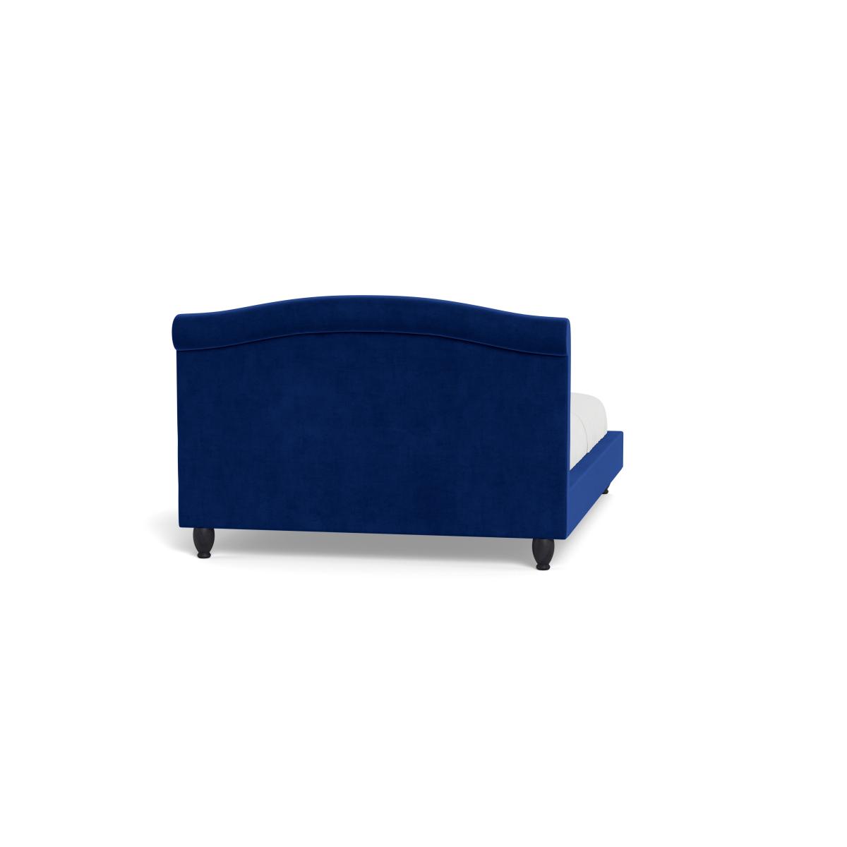 Heal's Devon King Bed Smart Luxe Velvet Azure Black Beech Feet – image 6