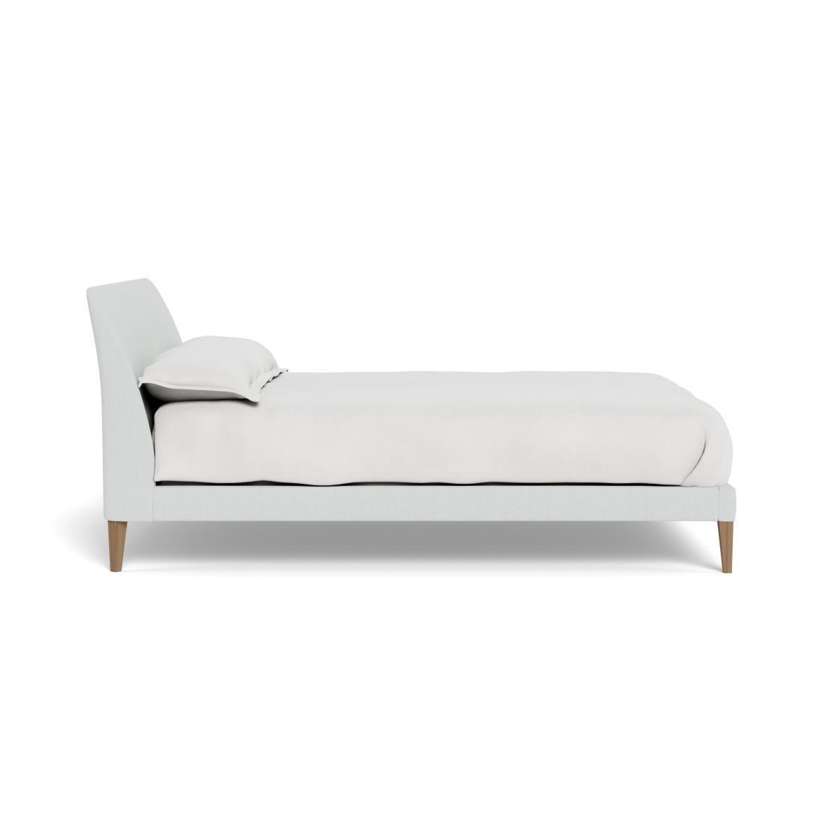 Heal's Wallis Bed King Capelo Linen Mineral Stained Oak Feet - Heal's UK Bedroom Furniture – image 3