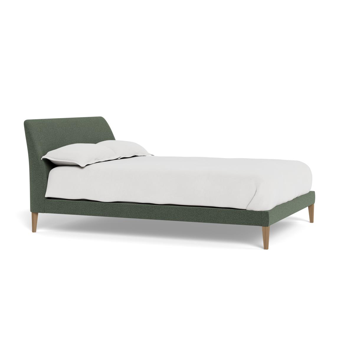 Heal's Wallis Bed King Boucle Fern Stained Oak Feet – image 2