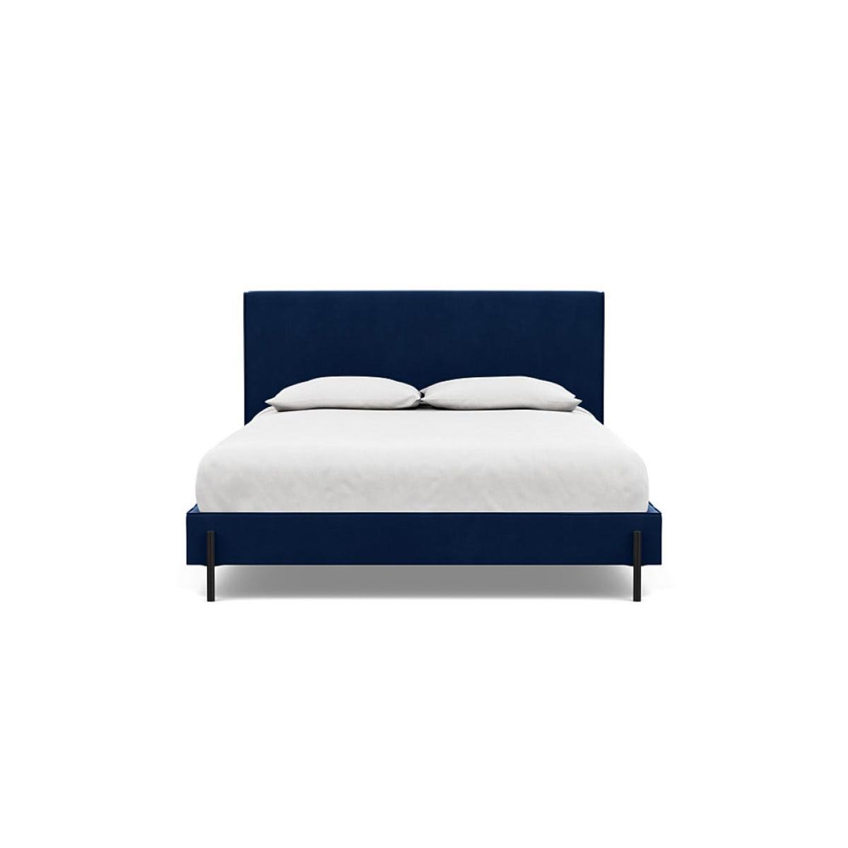 Heal's Tortona King Bed Velvet Midnight Black Feet – image 2