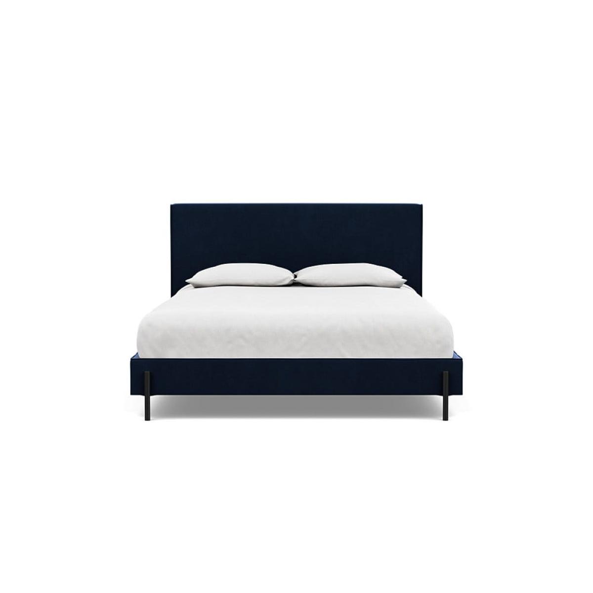 Heal's Tortona King Bed Smart Velvet Dusk Black Feet – image 2