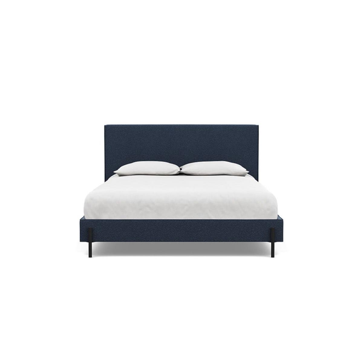Heal's Tortona King Bed Boucle Indigo Black Feet – image 2