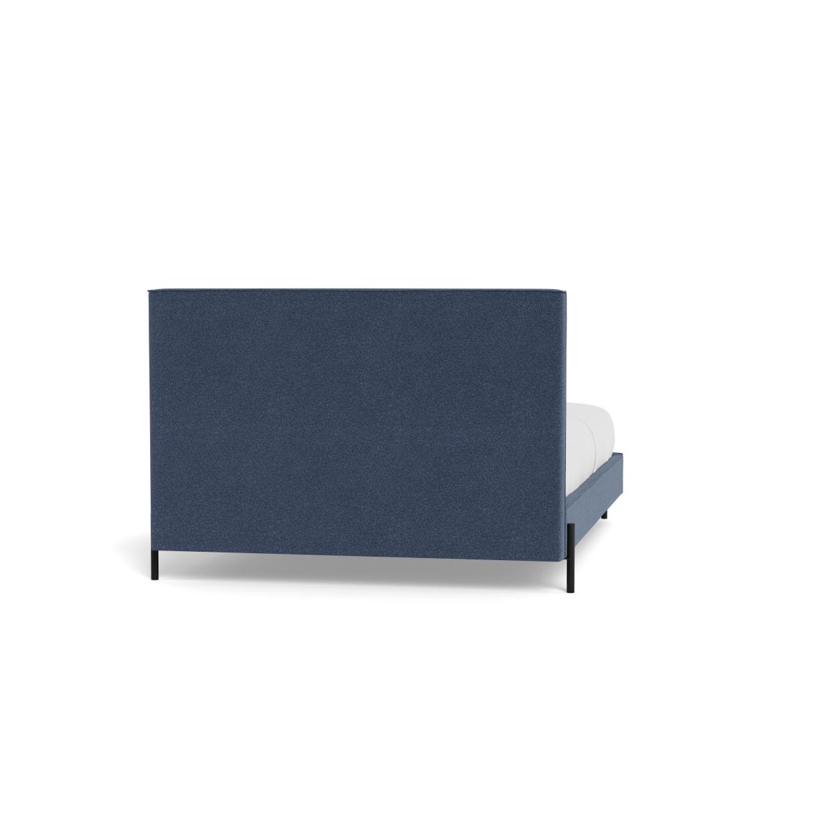Heal's Tortona King Bed Boucle Indigo Black Feet – image 6