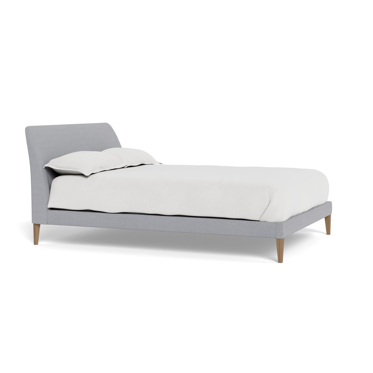 Heal's Wallis Bedstead King Brushed Cotton Pewter Black - Heal's UK Bedroom Furniture – image 2